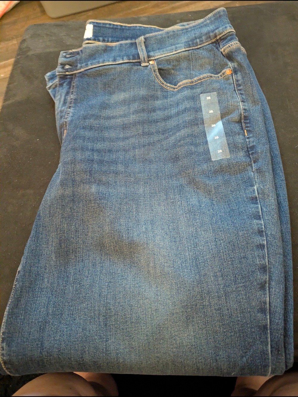Lane Bryant - Dark Blue Jeans Size: 28 - Picture 8 of 9